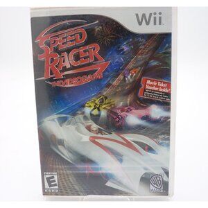 Wii Speedracer the video game w/ Manual NO Movie Voucher